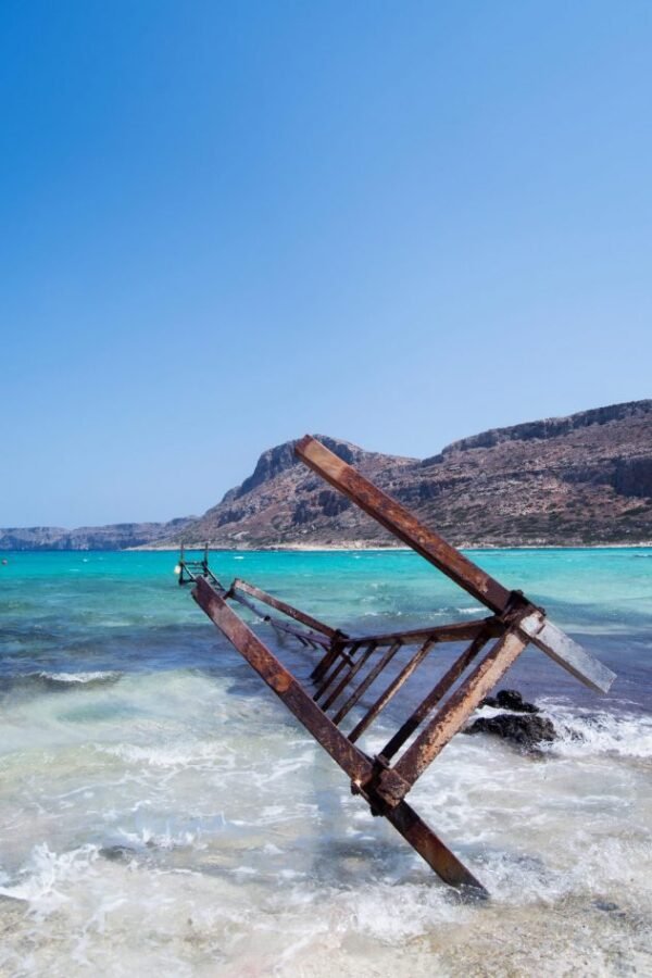 Photographie d'un paysage de crète