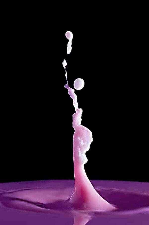 Photographie d'art - Waterdrop - Photographie d'une goutte de lait